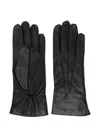 Manokhi Leather Gloves In Black