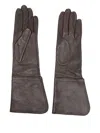 Manokhi Leather Long Gloves