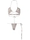 Manokhi Leopard-print Bikini Set In White