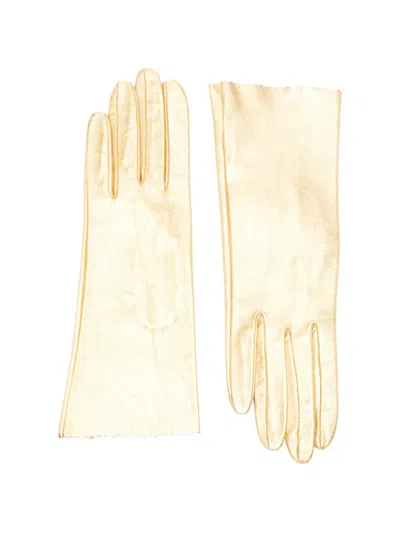 Manokhi Scalloped Gloves In Gold