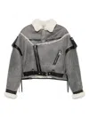 Manokhi Jacke Mit Shearling-kragen In Grau