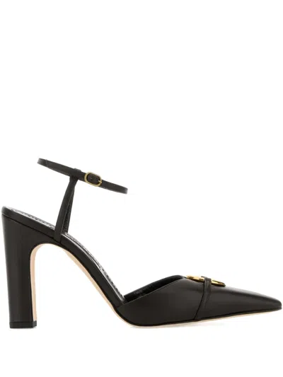 Manolo Blahnik 105mm Querelle Pumps In Black