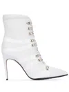 Manolo Blahnik Roblax 105 Nappa Boot In White