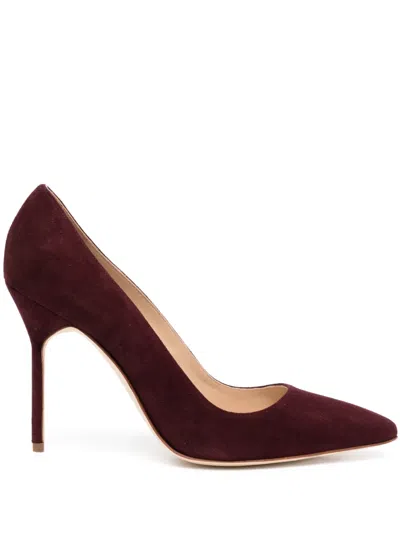 Manolo Blahnik 110mm Suede Pumps