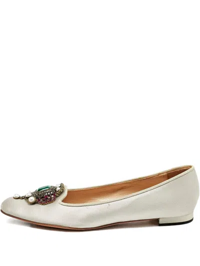 Pre-owned Manolo Blahnik 1155707 Grey In Gray