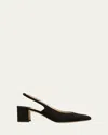 Manolo Blahnik 50mm Allurasa Suede Slingback Pump