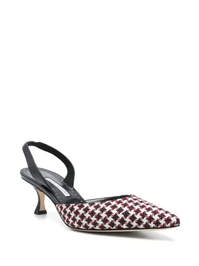 MANOLO BLAHNIK 50MM CAROLYNE GALA SLINGBACK SANDALS