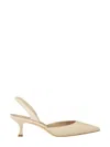 Manolo Blahnik 50mm Carolyne Pumps In Neutrals