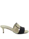 Manolo Blahnik Open-toed High-heeled Sandals In 中性色