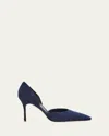 Manolo Blahnik 50mm Maren Suede Pointed-toe Pumps In Multi