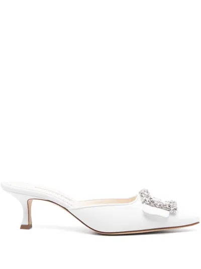 MANOLO BLAHNIK 50MM MAYSALE MULES