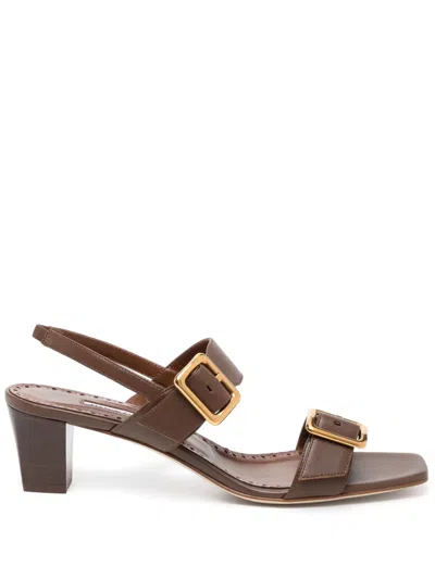 Manolo Blahnik 50mm Thalitsli Sandals