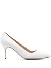 Manolo Blahnik 70mm Bb Pumps In ホワイト