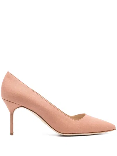 Manolo Blahnik 70mm Bb Pumps In Braun