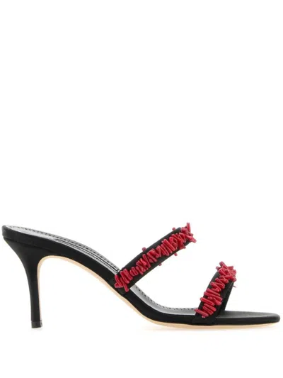 MANOLO BLAHNIK 70MM CLORETTENU SANDALS