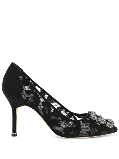 Manolo Blahnik Hangisi 中跟鞋（7厘米）