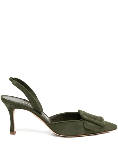 MANOLO BLAHNIK 70MM MAYSLI HEELED PUMPS