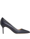 Manolo Blahnik 70mm Pointed-toe Stiletto Pumps In Black