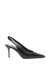 Manolo Blahnik Gaius Leather Slingback Pumps