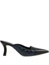 Manolo Blahnik 70mm Stateira Mules In Blue