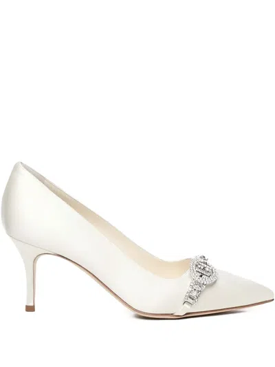 Manolo Blahnik 75mm Jewel-embellished Pumps