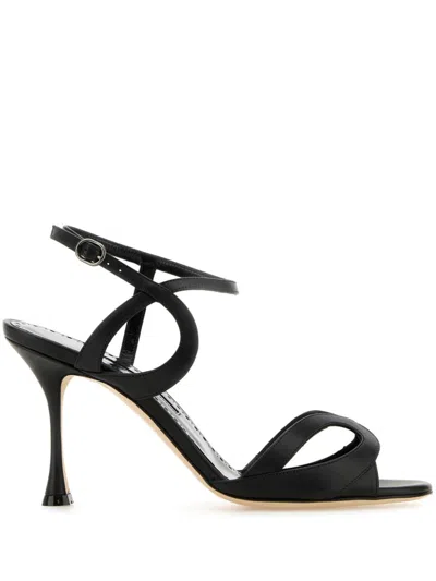 MANOLO BLAHNIK 90MM ELFAJRSAN SANDALS