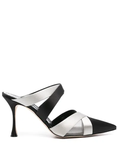 MANOLO BLAHNIK 90MM OYOUNAK MULES