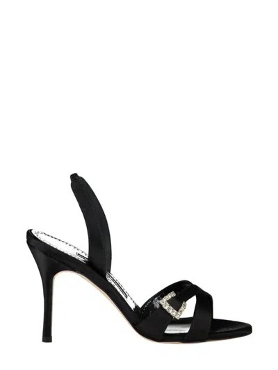 MANOLO BLAHNIK 90MM RAMISLI FABIO SANDALS