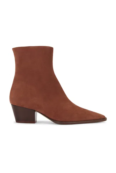 Manolo Blahnik Aliera 50 Boot In Brown