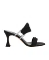 Manolo Blahnik Chinap 70 Satin Mules In Black