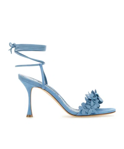 Manolo Blahnik Anista Heeled Sandals