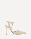 Manolo Blahnik Leather Arcadia Pumps With Stiletto Heel 11cm
