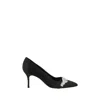Manolo Blahnik Asapump 70 Crystal-embellished Satin Pumps In Black
