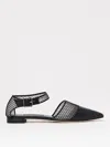 Manolo Blahnik Jatelahflat Leather Pointed-toe Flats In Schwarz