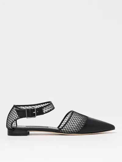 MANOLO BLAHNIK BALLET FLATS MANOLO BLAHNIK WOMAN COLOR BLACK,G52509002
