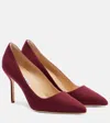 Manolo Blahnik Bb 90 Wool Pumps