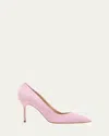 Manolo Blahnik Kietta 70 Leather Pump In Light Purple