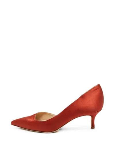 Pre-owned Manolo Blahnik Bb D'orsay Pumps In Red