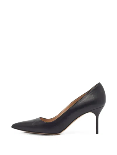 Pre-owned Manolo Blahnik Bb Pointed-toe Pumps In Black