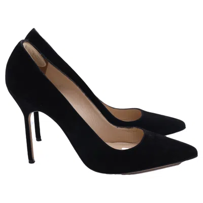 Manolo Blahnik Bb Pumps In Black Suede