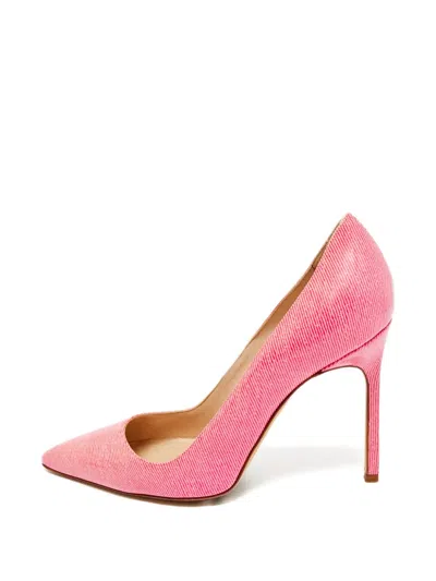 Pre-owned Manolo Blahnik Bb Pumps In Pink