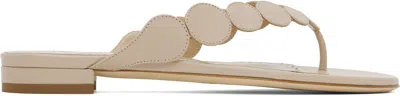 Manolo Blahnik Beige Nour Sandals In 2601 Mnud