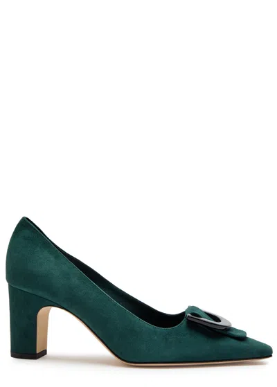 MANOLO BLAHNIK MANOLO BLAHNIK BETI 70 SUEDE PUMPS