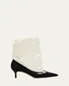 Manolo Blahnik Woman Black&white Pumps In Black/cream