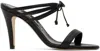 Manolo Blahnik Black Bomasan Mules In 0015 Blck