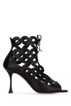 Manolo Blahnik Taralo Heeled Sandals In Black