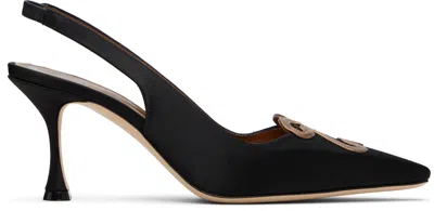 Manolo Blahnik Black Durbar Heels