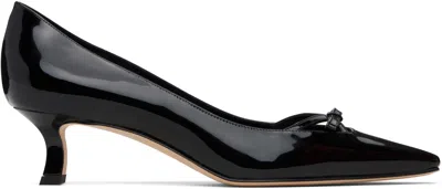 Manolo Blahnik Black Grafa Heels