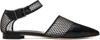 Manolo Blahnik Jatelahflat Leather Pointed-toe Flats In 0015 Blck