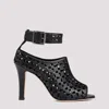 Manolo Blahnik Tingah 105 Leather Sandals In Black